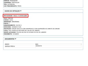 Deferimentos em defesa prévia